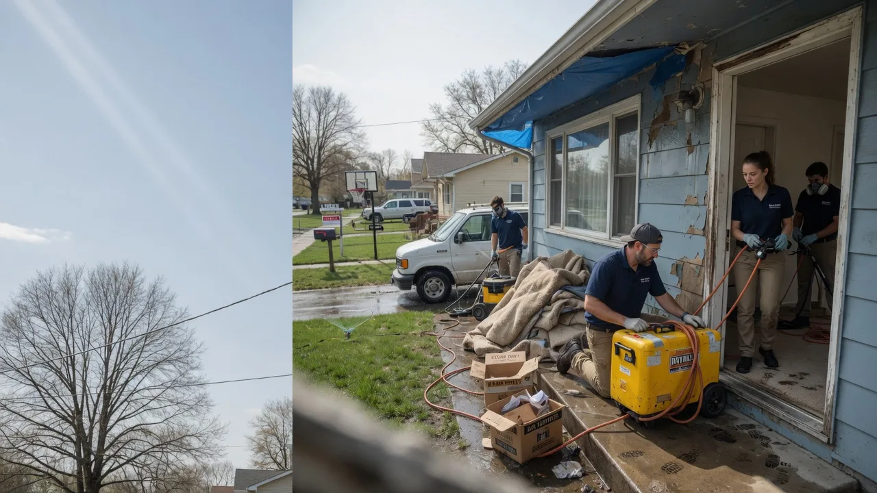 Basement Flood Cleanup in Jamestown, LA near me